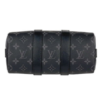 Louis Vuitton Keepall Bandouliere 25 2-Way Monogram Reverse Tote Eclipse Noir — view 5
