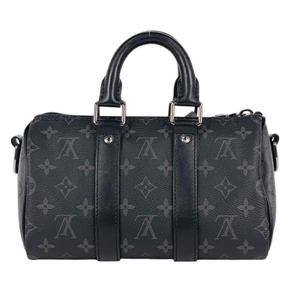 Louis Vuitton Keepall Bandouliere 25 2-Way Monogram Reverse Tote Eclipse Noir — view 3