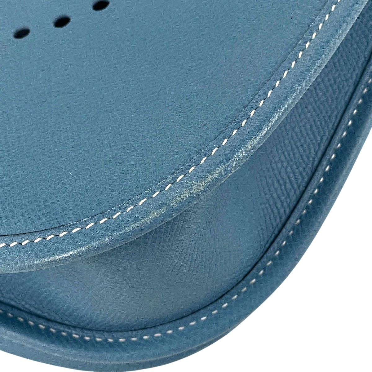 Hermes Evelyne 2 Shoulder Bag Veau Epsom Blue Jean — view 6