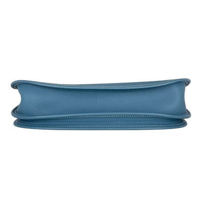 Hermes Evelyne 2 Shoulder Bag Veau Epsom Blue Jean — view 5