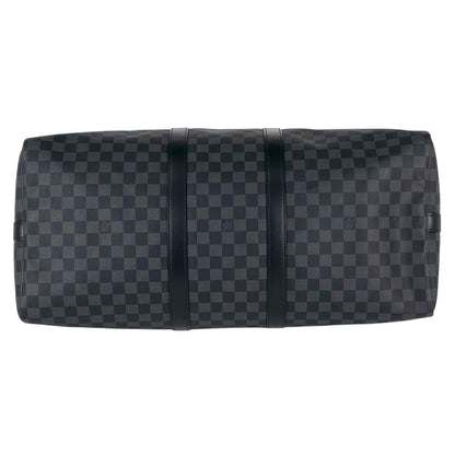 Louis Vuitton Keepall Bandouliere 55 Travel Boston Bag Damier Graphite Noir — view 5