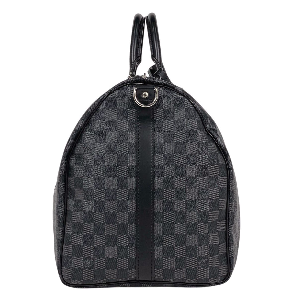 Louis Vuitton Keepall Bandouliere 55 Travel Boston Bag Damier Graphite Noir — view 4