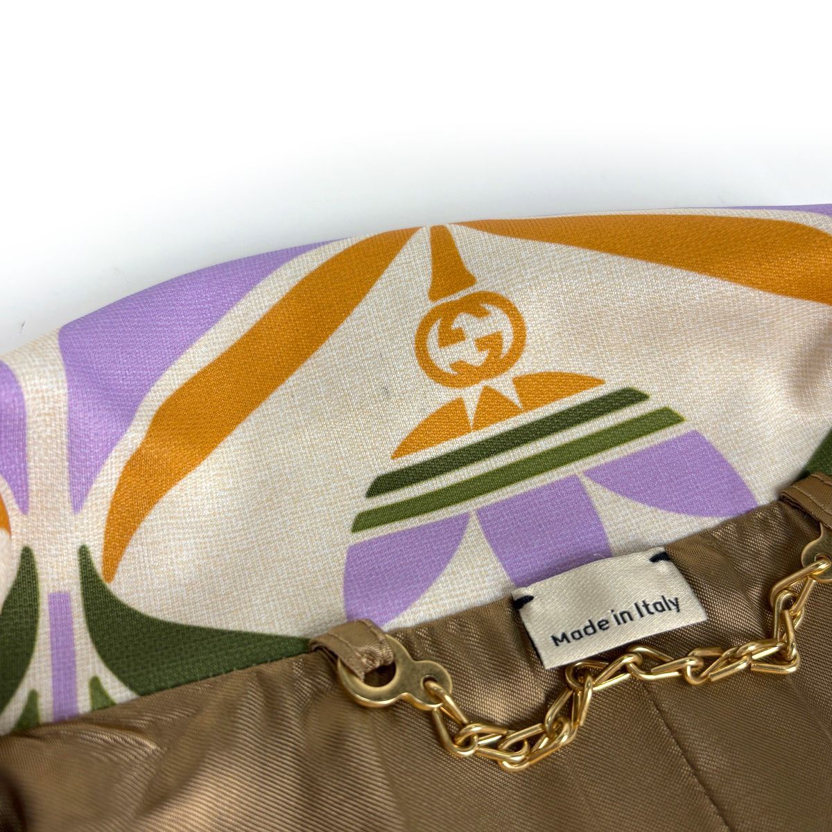 Gucci Trefoil Print Jacket Adidas Green Purple Ivory — view 6
