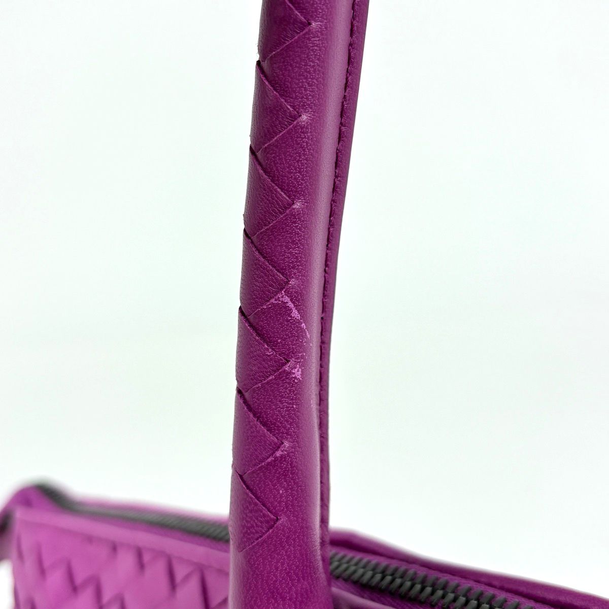 Bottega Veneta Intrecciato Tote Leather Purple — view 6