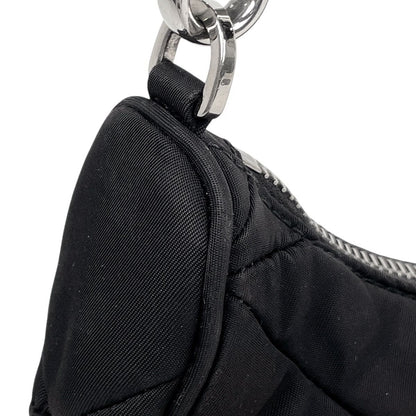 Prada Padette Re-Nylon Shoulder Bag Nero — view 7