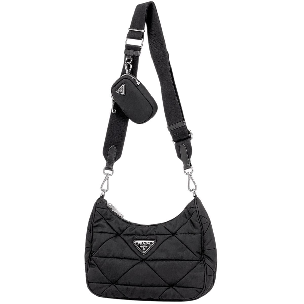 Prada Padette Re-Nylon Shoulder Bag Nero