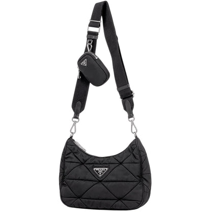 Prada Padette Re-Nylon Shoulder Bag Nero