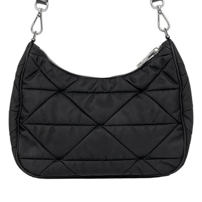 Prada Padette Re-Nylon Shoulder Bag Nero — view 3