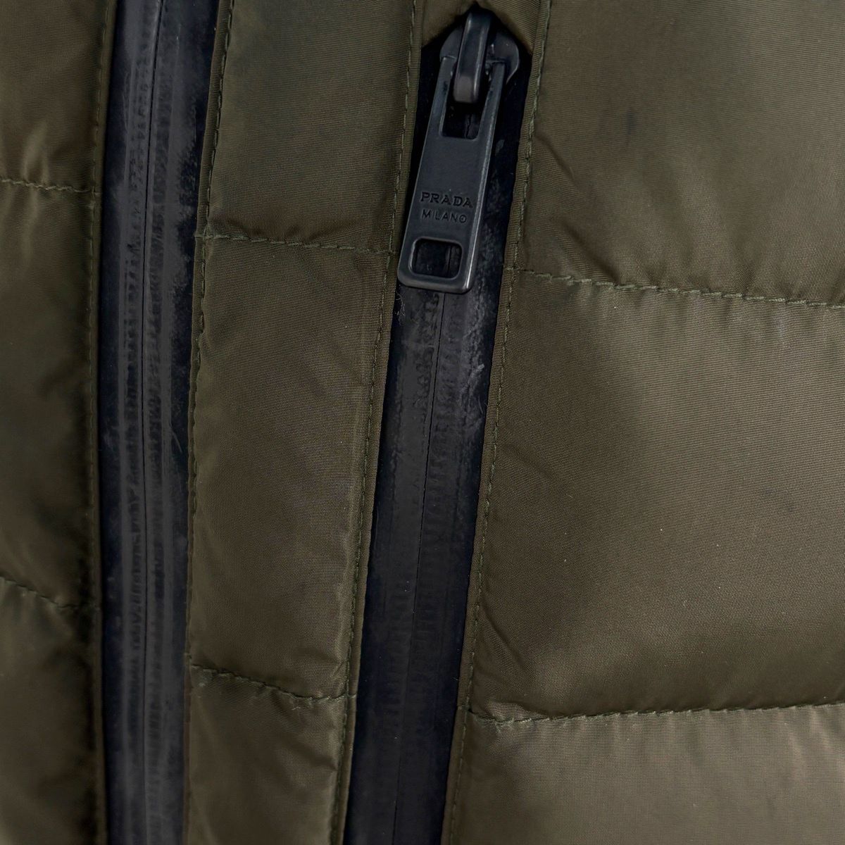 Prada Down Jacket Khaki — view 9