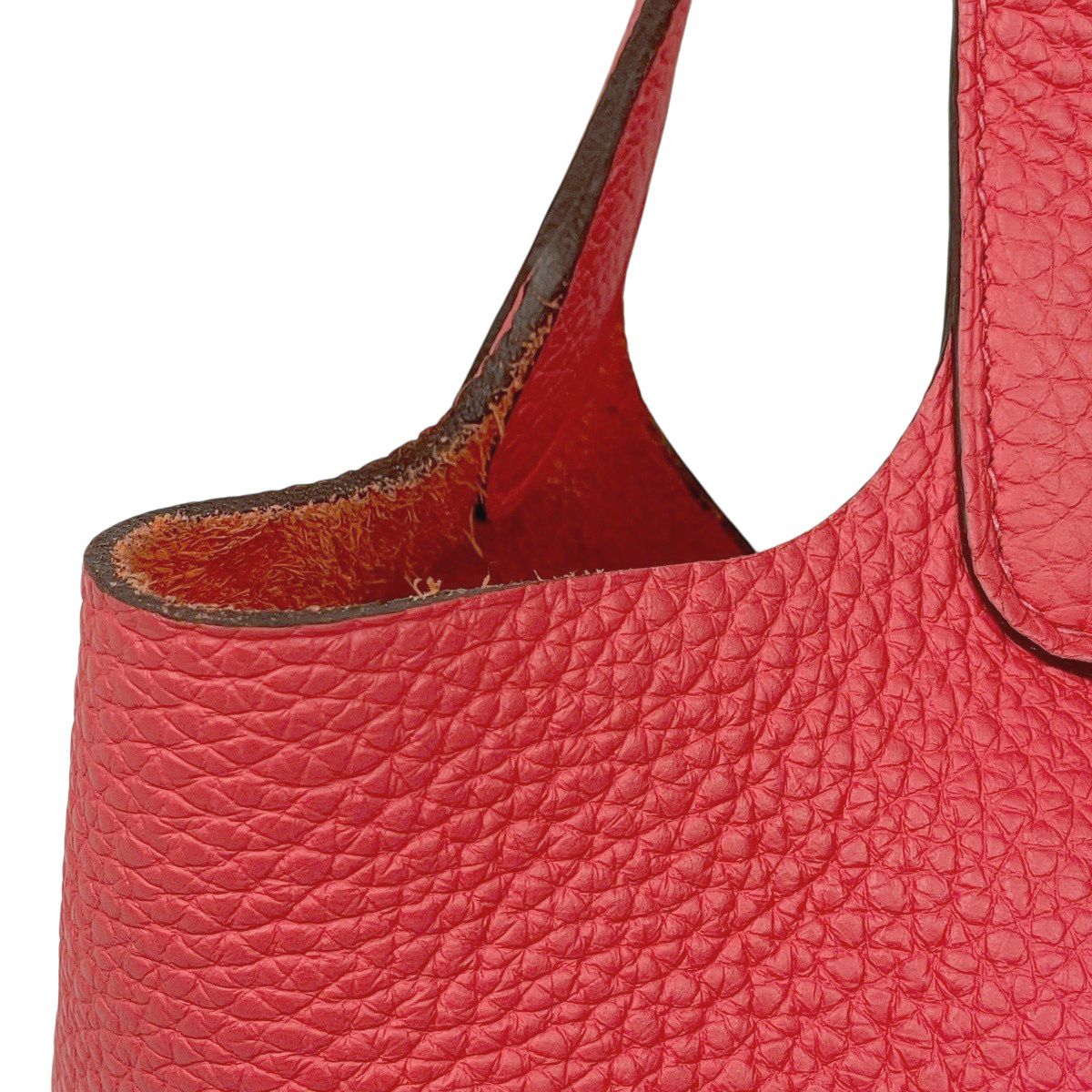 Hermes Picotin Lock PM Mini Bag Taurillon Clemence Rose Texas — view 7
