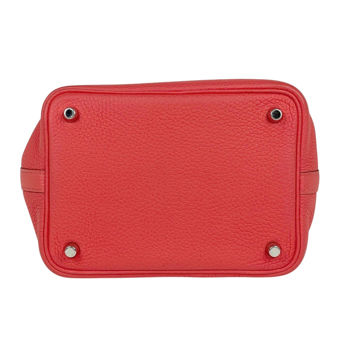 Hermes Picotin Lock PM Mini Bag Taurillon Clemence Rose Texas — view 5