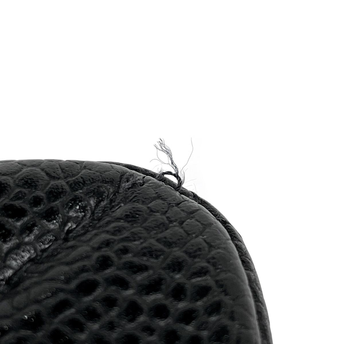 Chanel Quilted Double Flap Chain Shoulder Bag CC Logo Caviar Leather Black — view 7