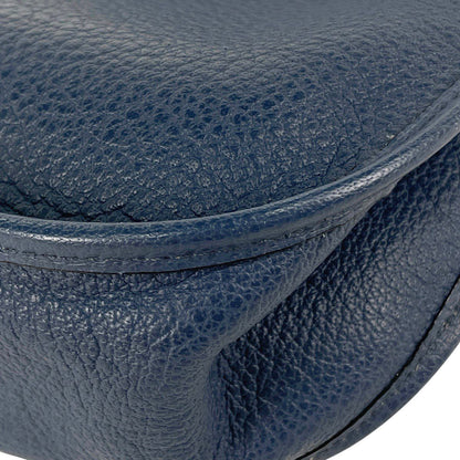 Hermes Evelyne 1 GM Perforated Logo Gray Shoulder Bag Leather Blue — view 6