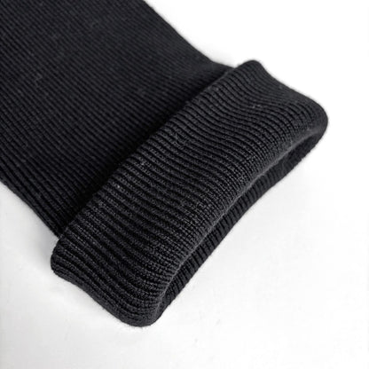 Prada Knit Cut Replacement Hoodie Down Jacket Sports Black — view 5