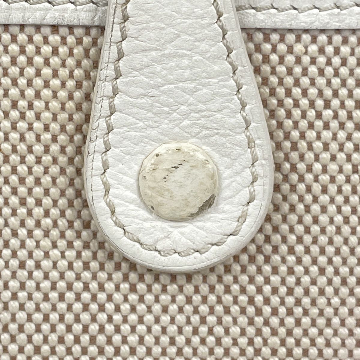 Hermes Evelyne TPM Amazon Pochette Mini Perforated Shoulder Bag Toile Ash — view 8
