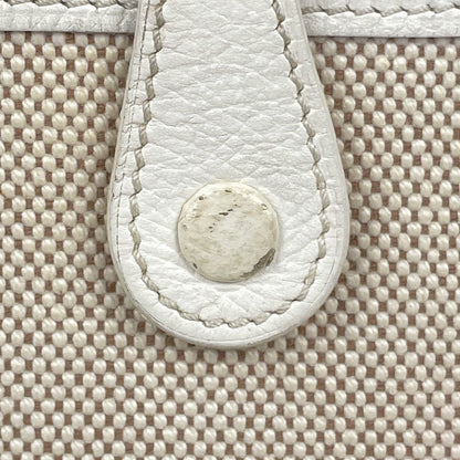 Hermes Evelyne TPM Amazon Pochette Mini Perforated Shoulder Bag Toile Ash — view 8