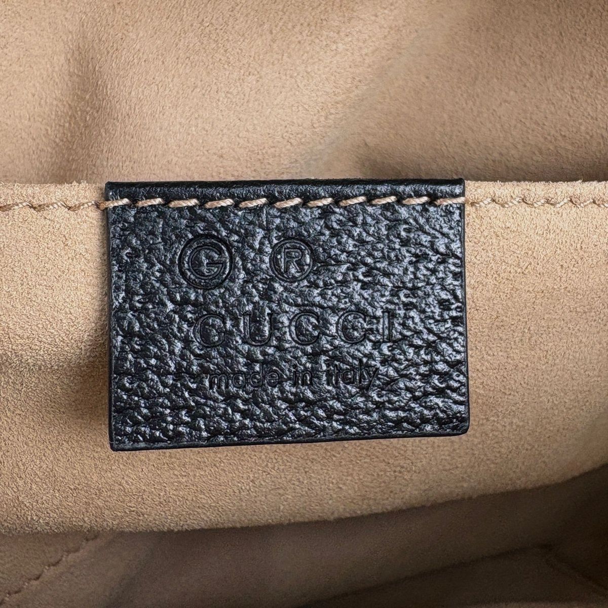 Gucci Ophidia Shoulder Bag Sherry Line Web Leather Black — view 7