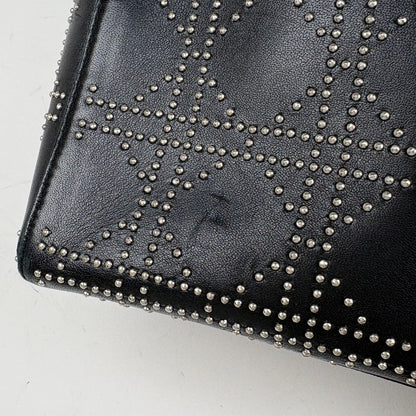 Dior Lady Studs Cannage Handbag Leather Black — view 5