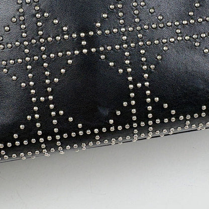 Dior Lady Studs Cannage Handbag Leather Black — view 6