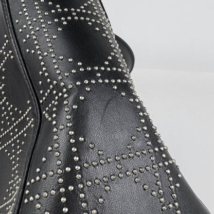 Dior Lady Studs Cannage Handbag Leather Black — view 7