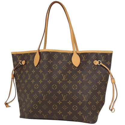 Louis Vuitton Neverfull MM Shoulder Bag Tote Monogram Brown
