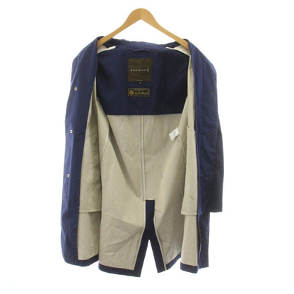 Loro Piana Mackintosh Cotton Stainless Steel Coat Middle Length 36 Blue EA KU — view 3