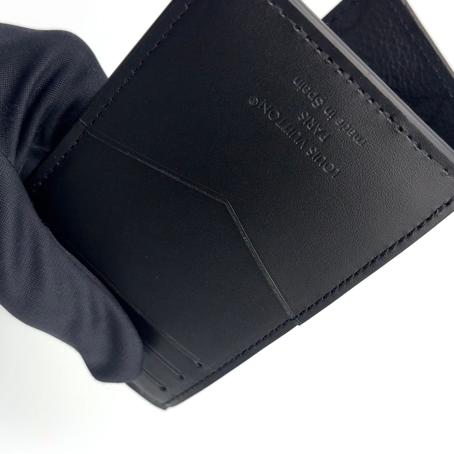 Louis Vuitton Midnight Organizer Poche Monogram Leather Black Card Case — view 5
