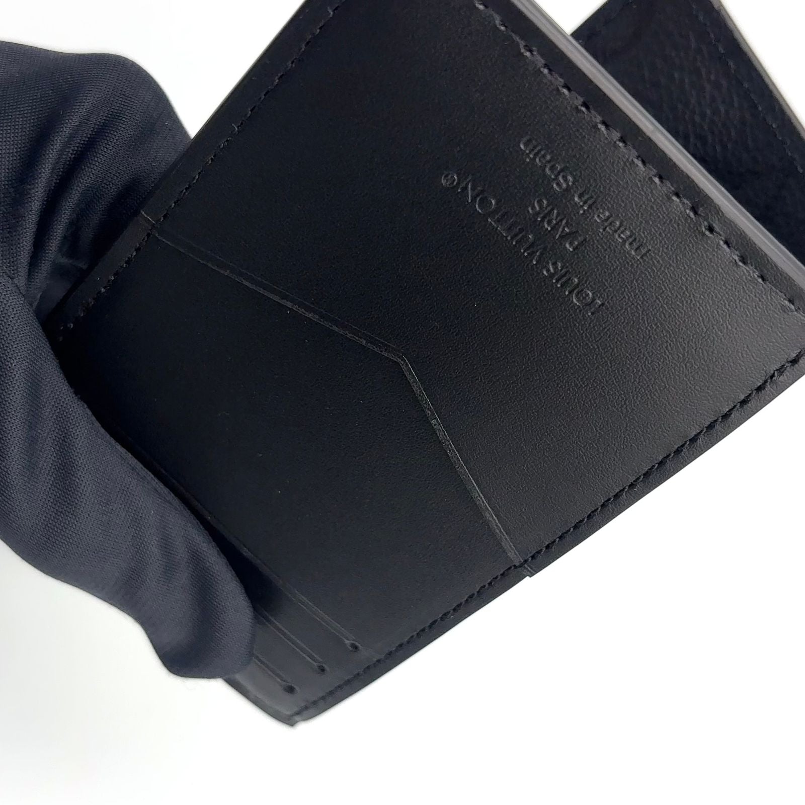 Louis Vuitton Midnight Organizer Poche Monogram Leather Black Card Case — view 5