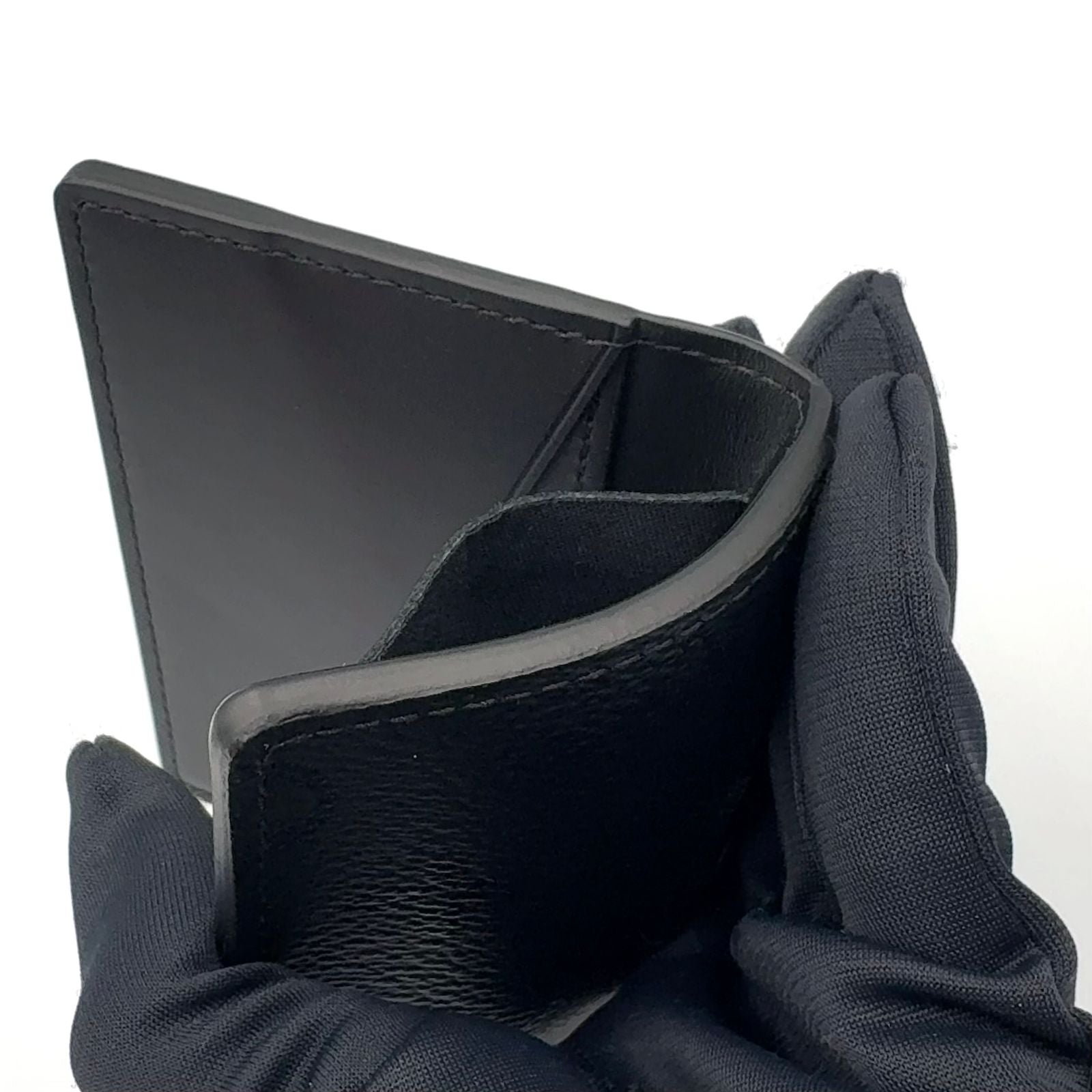 Louis Vuitton Midnight Organizer Poche Monogram Leather Black Card Case — view 6
