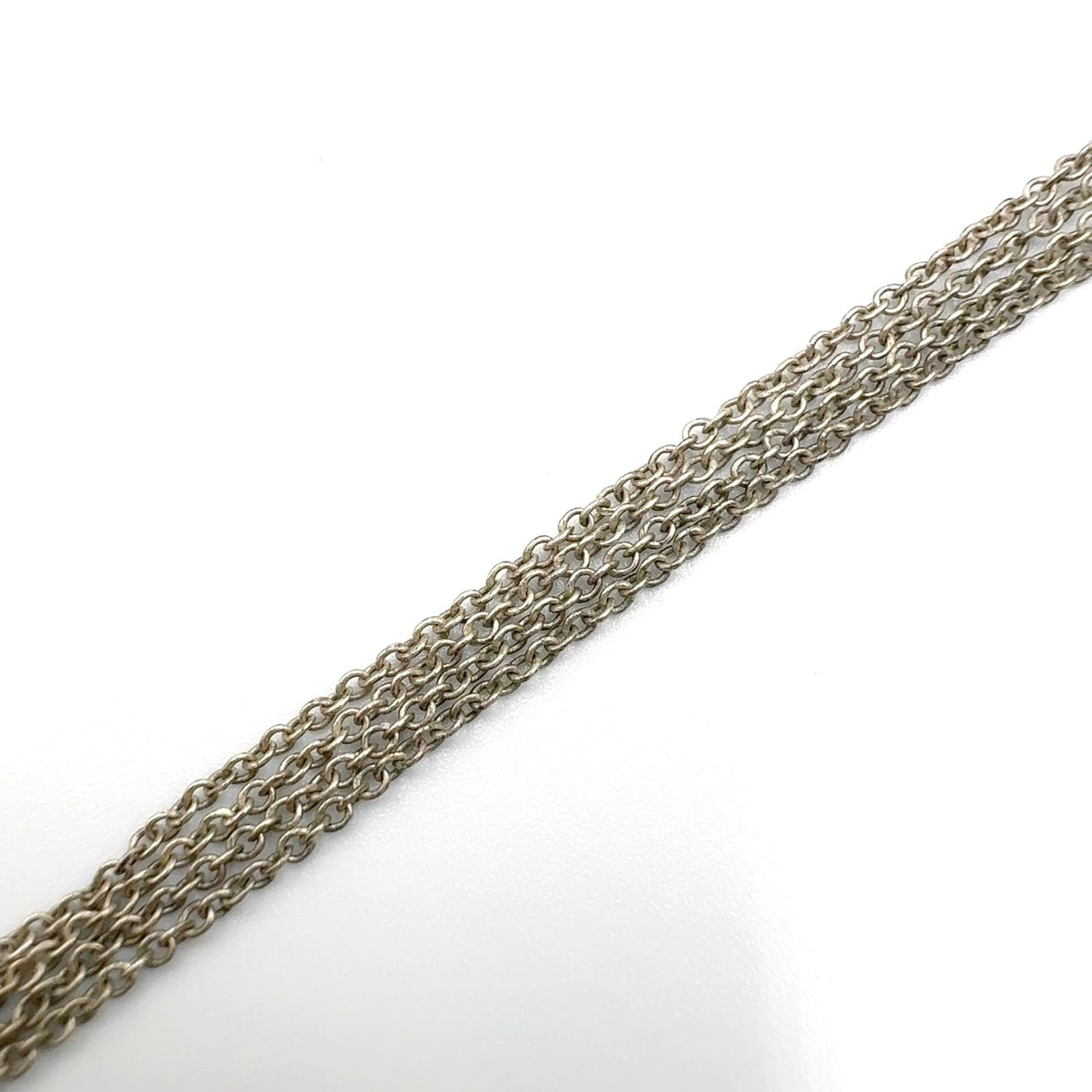 Tiffany & Co Teardrop Silver Necklace — view 6