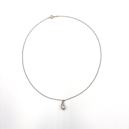 Tiffany & Co Teardrop Silver Necklace — view 3