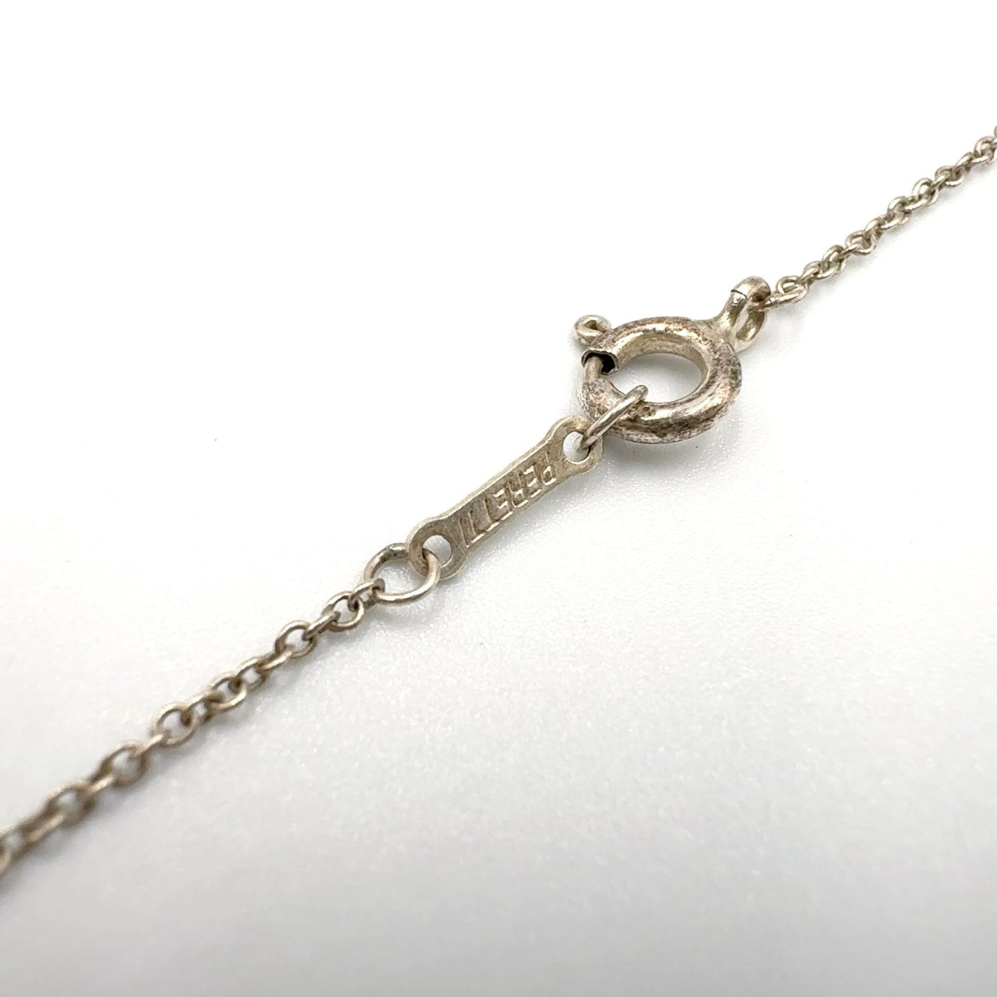 Tiffany & Co Teardrop Silver Necklace — view 5