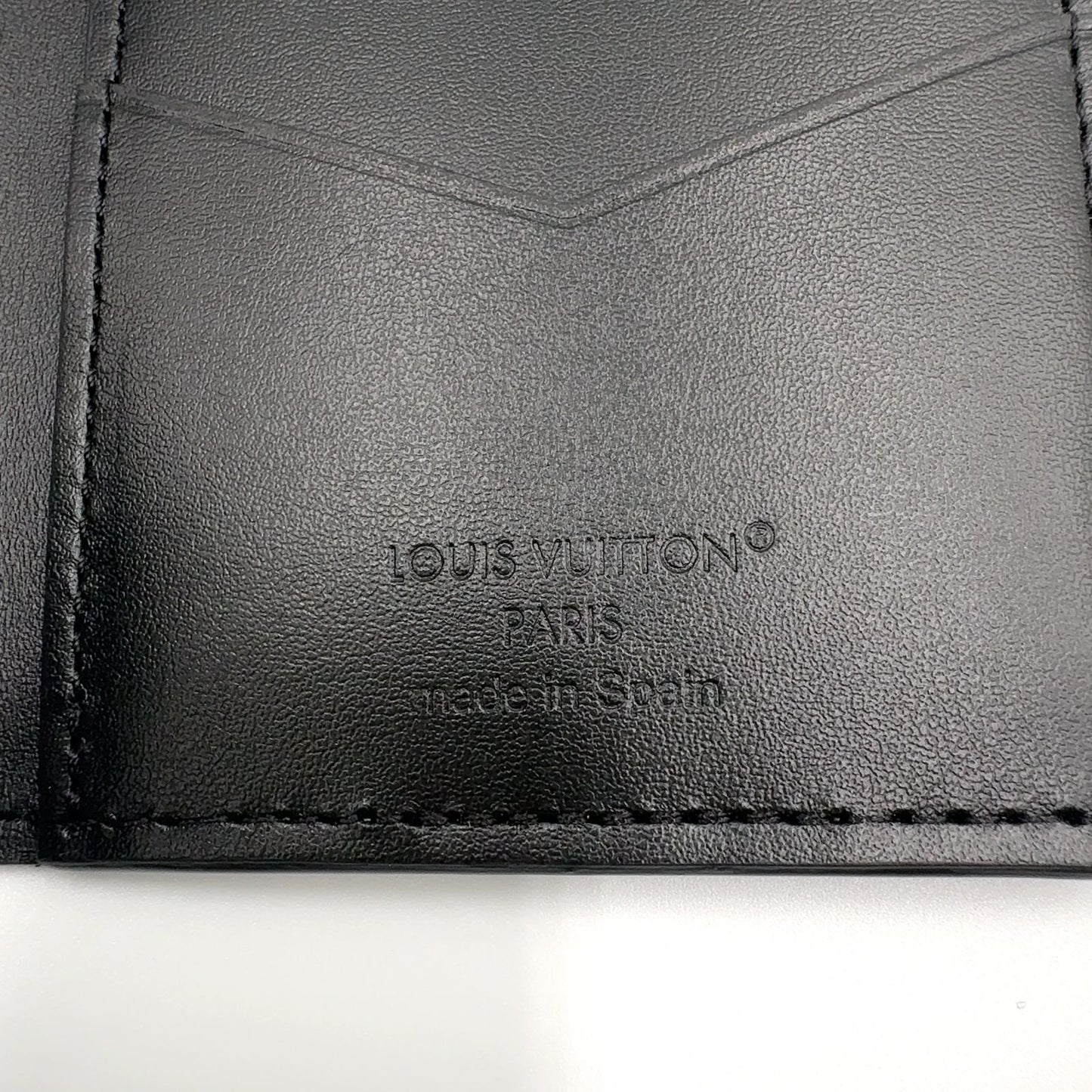 Louis Vuitton Midnight Organizer Poche Monogram Leather Black Card Case — view 4