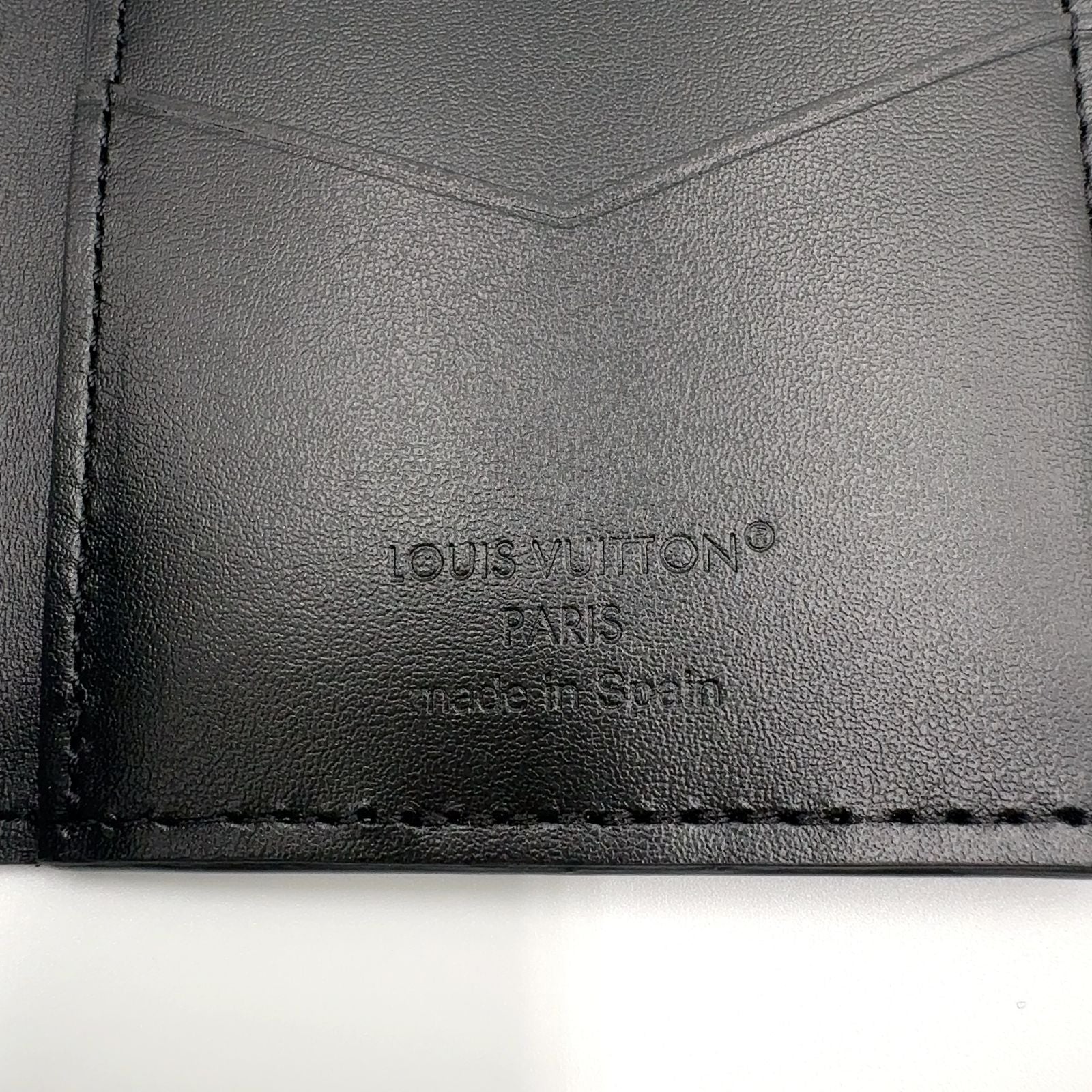 Louis Vuitton Midnight Organizer Poche Monogram Leather Black Card Case — view 4