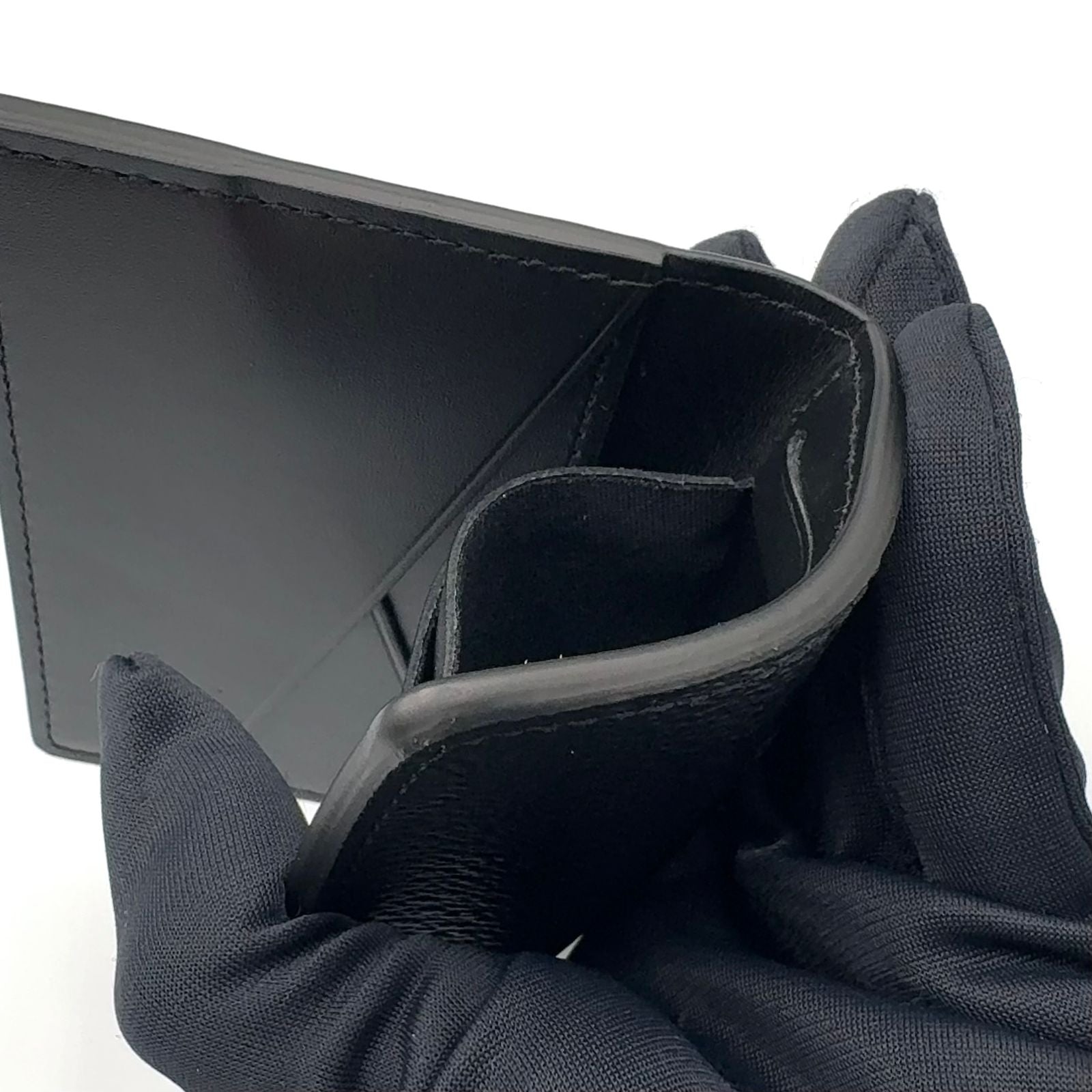 Louis Vuitton Midnight Organizer Poche Monogram Leather Black Card Case — view 7