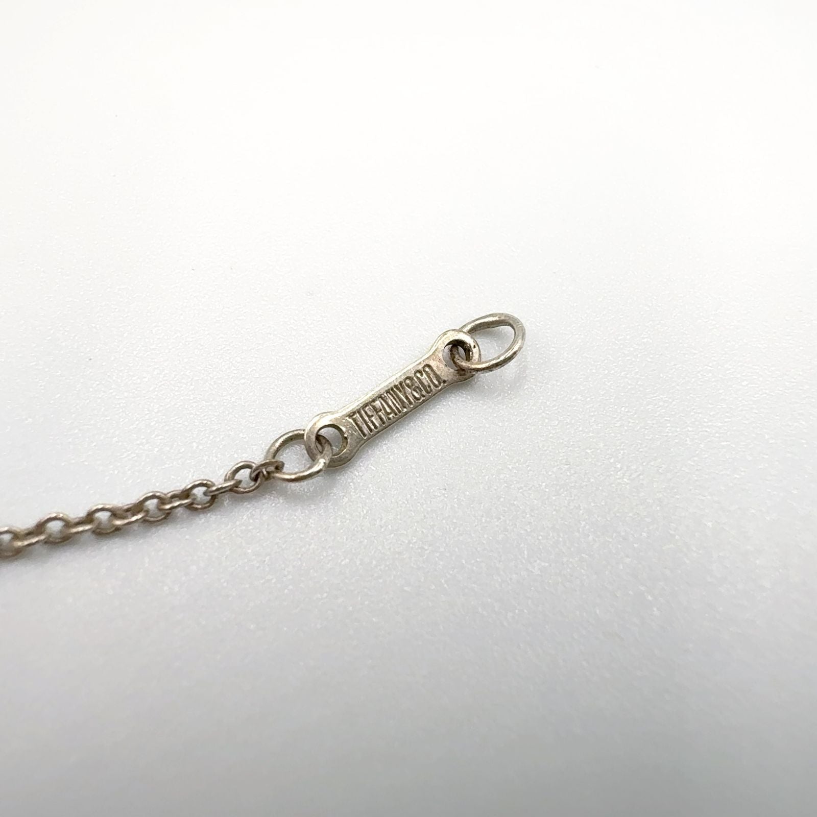 Tiffany & Co Teardrop Silver Necklace — view 4