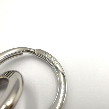 Loewe Anagram Bag Charm Metal Silver Key Ring — view 3
