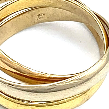 Cartier Trinity Yellow Gold Pink White Ring — view 7