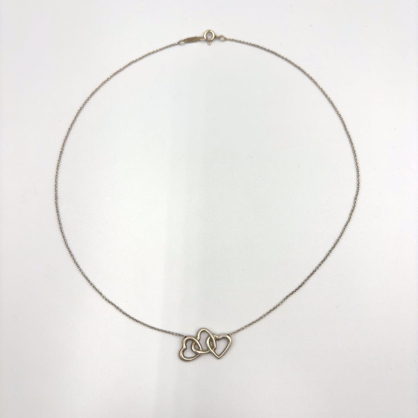 Tiffany & Co Triple Silver Necklace — view 3