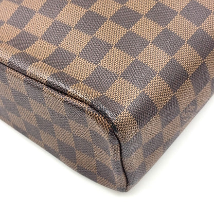 Louis Vuitton Olaf PM Damier Ebene Leather Brown Shoulder Bag Gold — view 7
