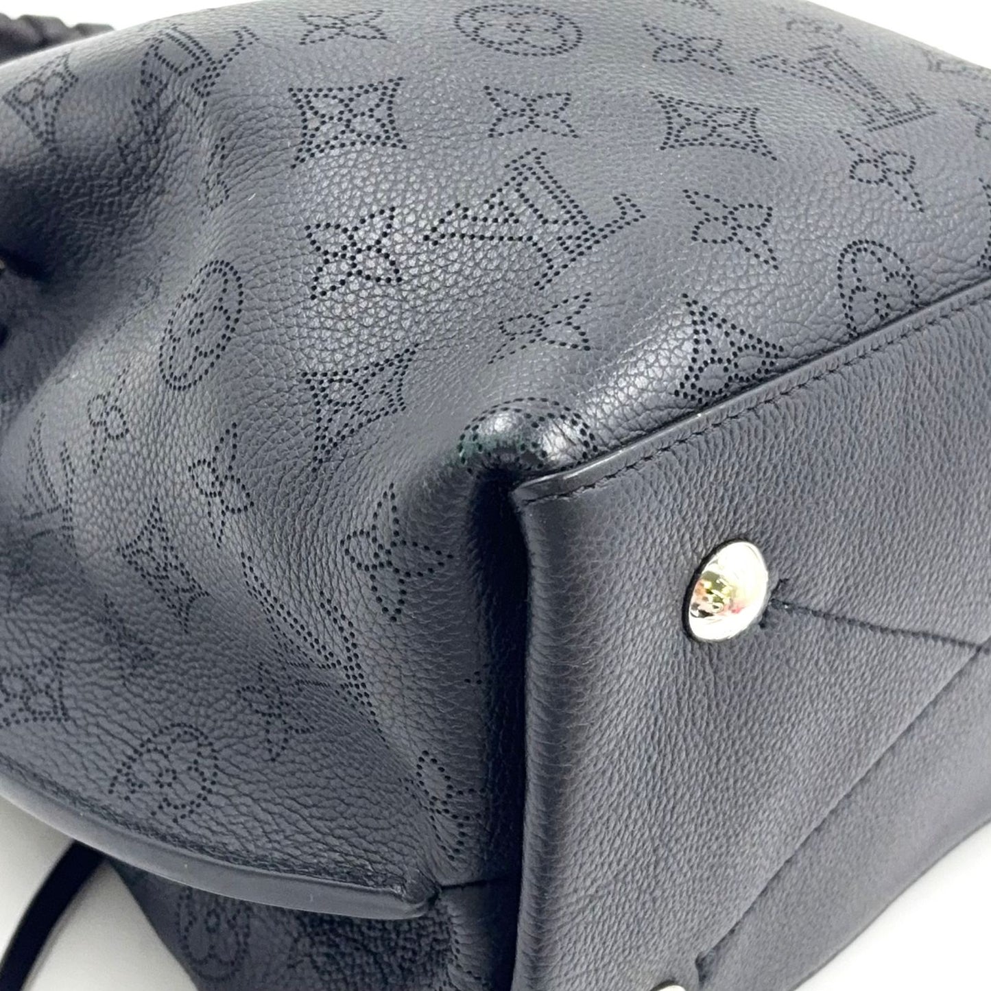Louis Vuitton Monogram Mahinamuria Mahina 2-Way Shoulder Leather Calf Black — view 8
