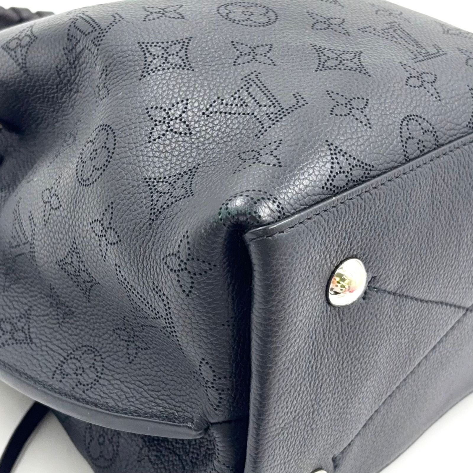 Louis Vuitton Monogram Mahinamuria Mahina 2-Way Shoulder Leather Calf Black — view 8