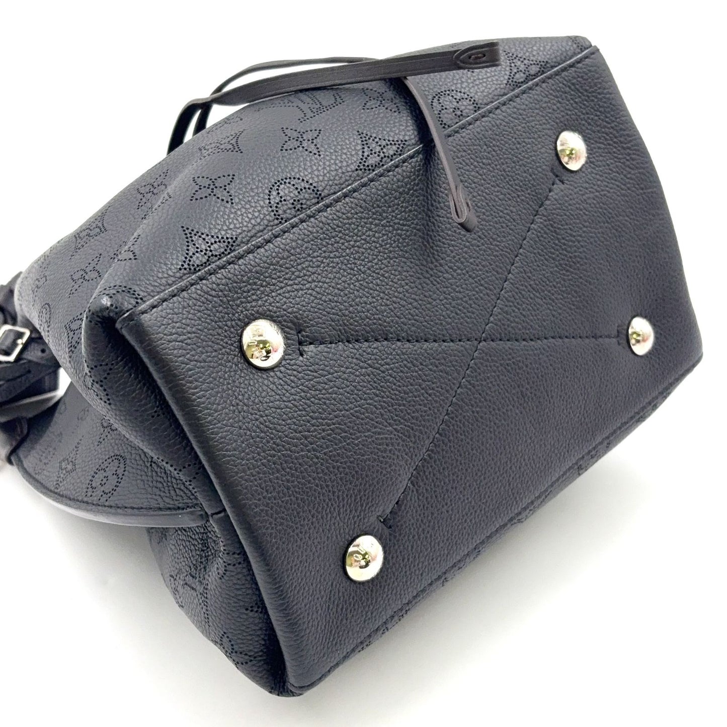 Louis Vuitton Monogram Mahinamuria Mahina 2-Way Shoulder Leather Calf Black — view 7