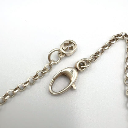 Gucci Interlocking Silver Chain Bracelet — view 8