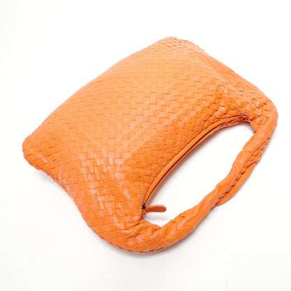 Bottega Veneta Intrecciato Shoulder Bag Leather Orange — view 8