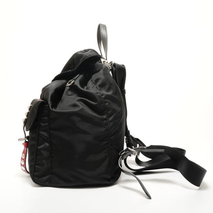 Prada Backpack Nylon Studs Leather — view 4