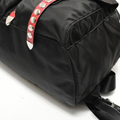 Prada Backpack Nylon Studs Leather — view 6