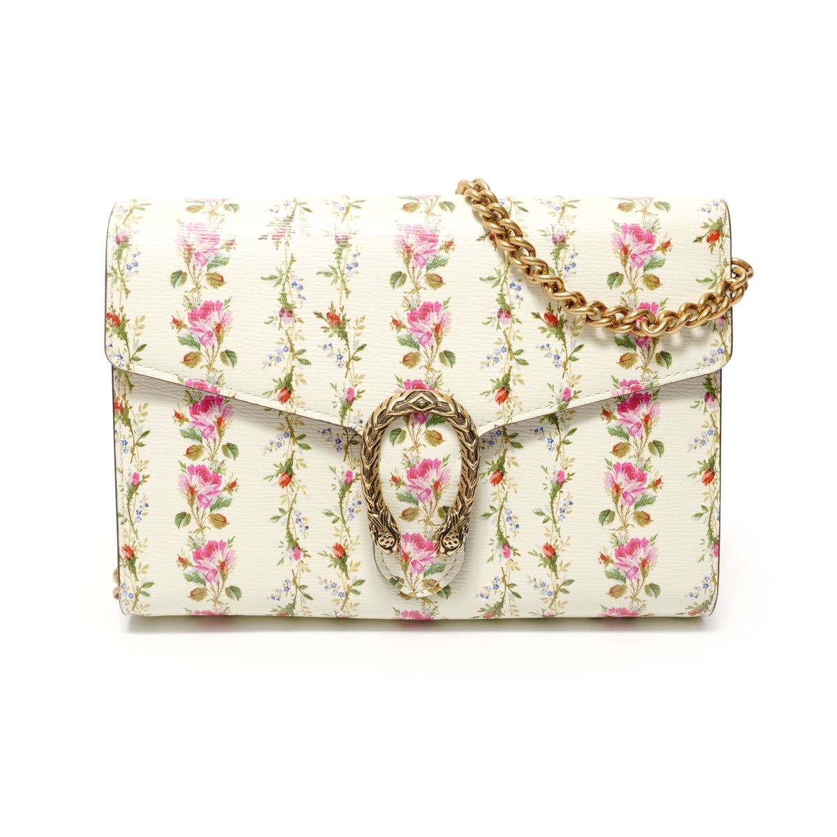Gucci Shoulder Bag Dionysus Chain Flower Leather