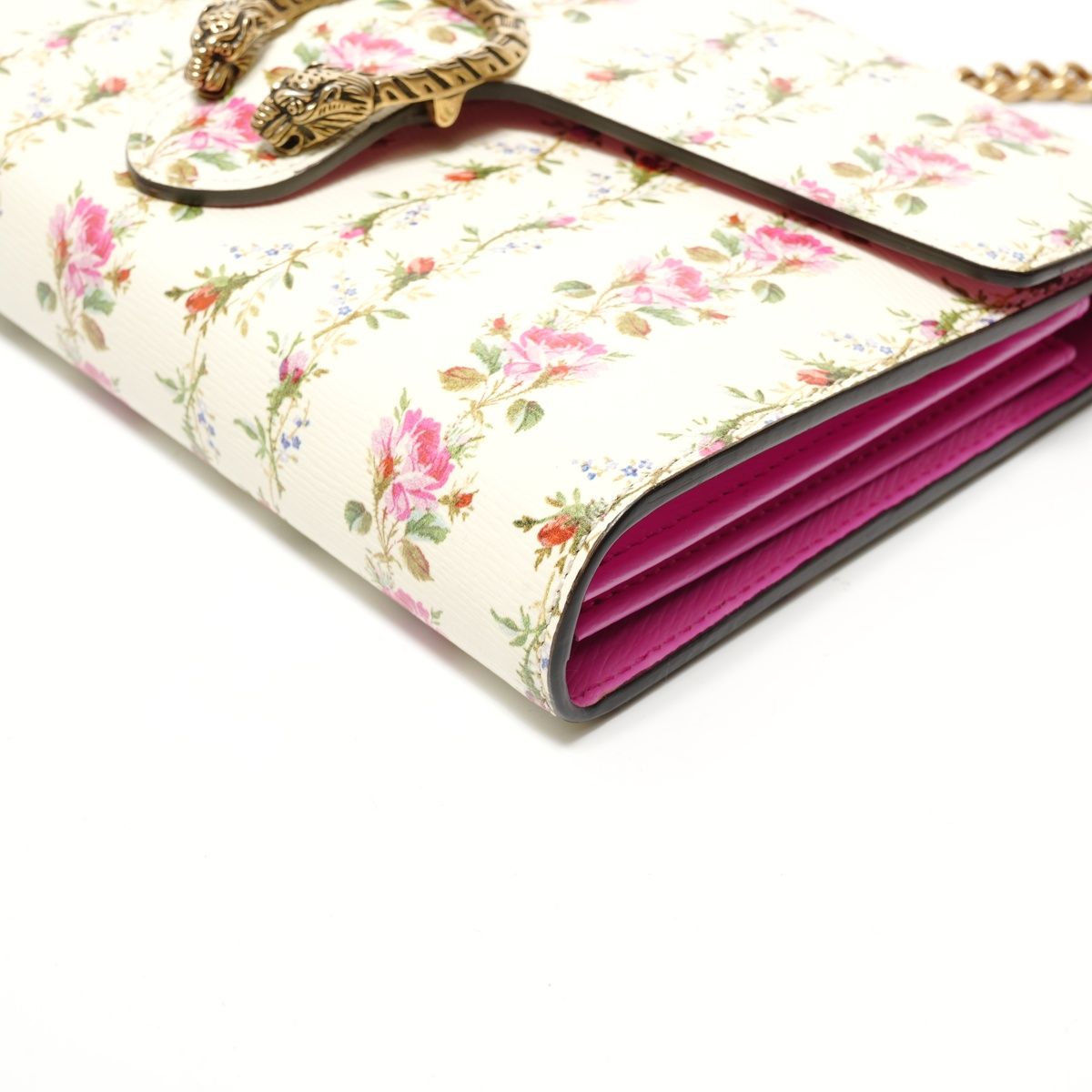 Gucci Shoulder Bag Dionysus Chain Flower Leather — view 6