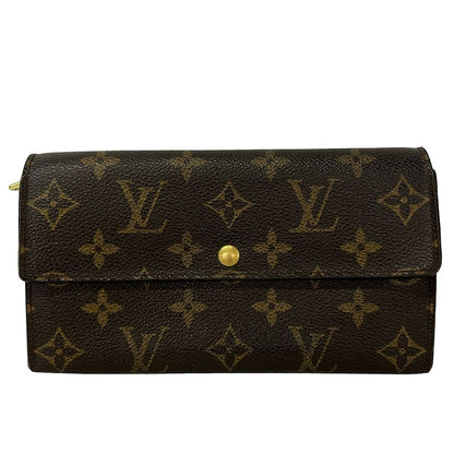 Louis Vuitton Wallet Monogram Pochette Porte Monet Cles Leather